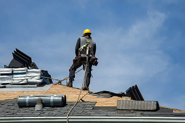 Professional Metal Roofing technician working in Comfort, NC